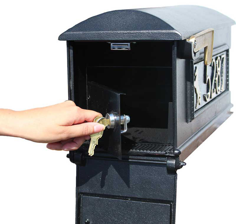 Qualarc Lewiston Mailbox Locking Insert Security Kit Wayfair